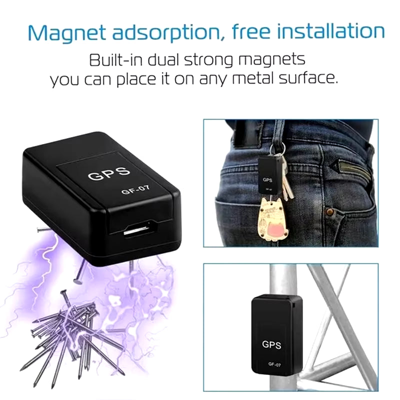 GF07 Mini GPS Tracker – Real-Time Tracking & Anti-Loss Device